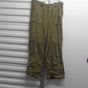 FREE PEOPLE Linen pants sz 8